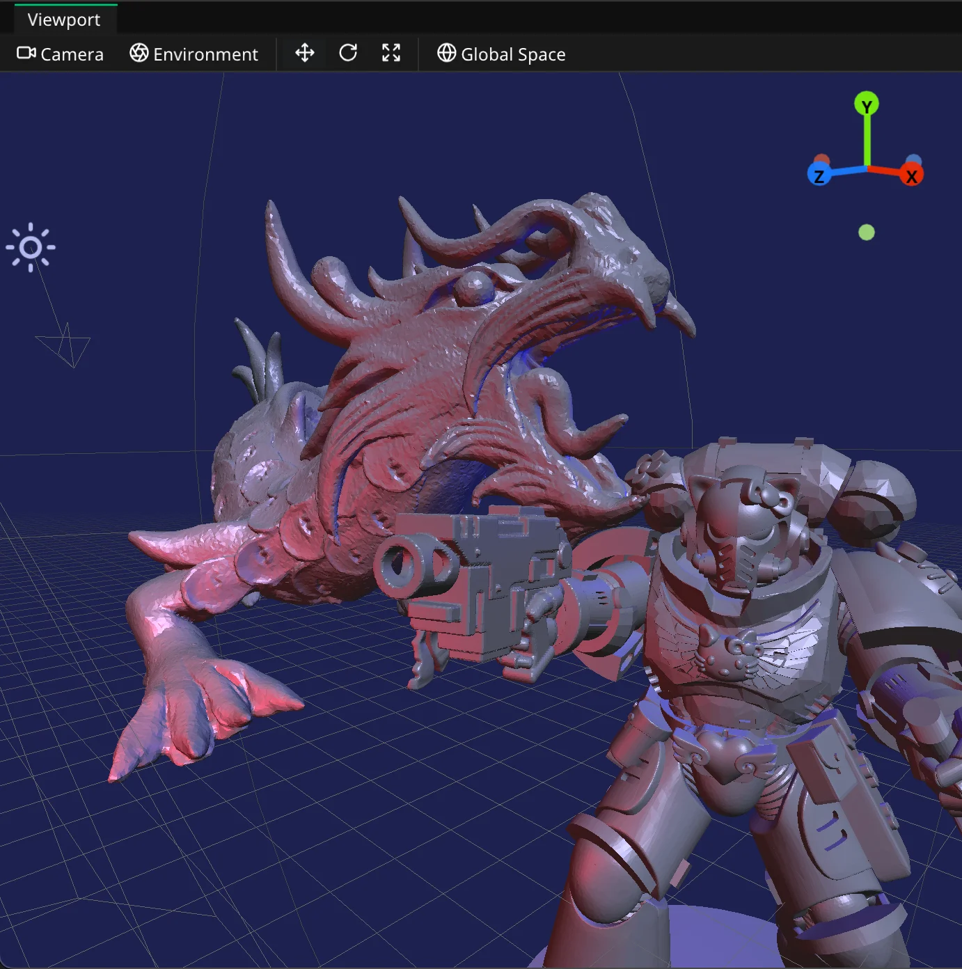 Slated_OpenGL Shaded View